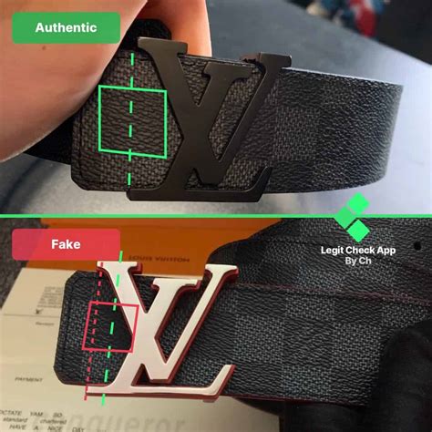 louis vuitton belt real vs fake brown|how to check if Louis Vuitton is real.